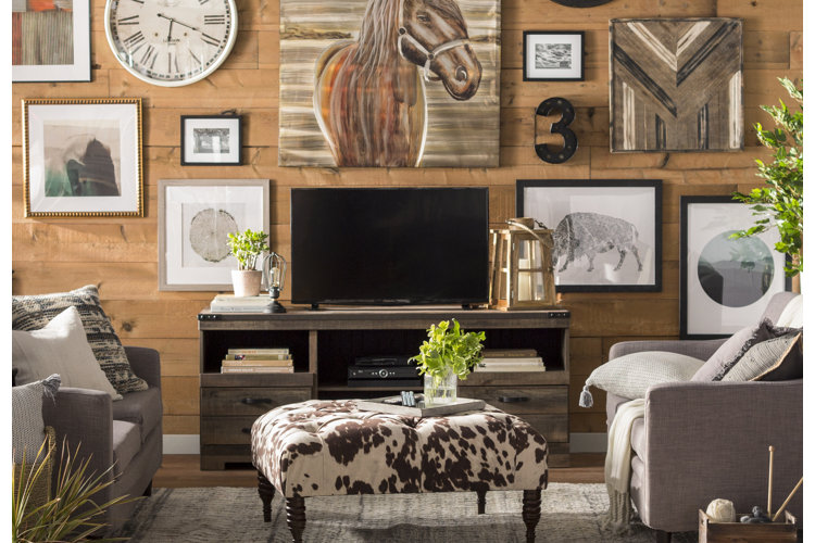 How To Decorate The Wall Behind Your TV Stand Wayfair   Default Name 